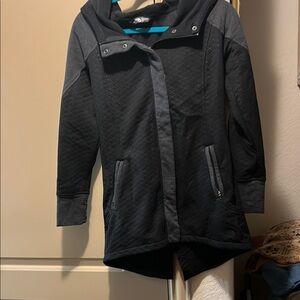 North face Black Quilted Jacket